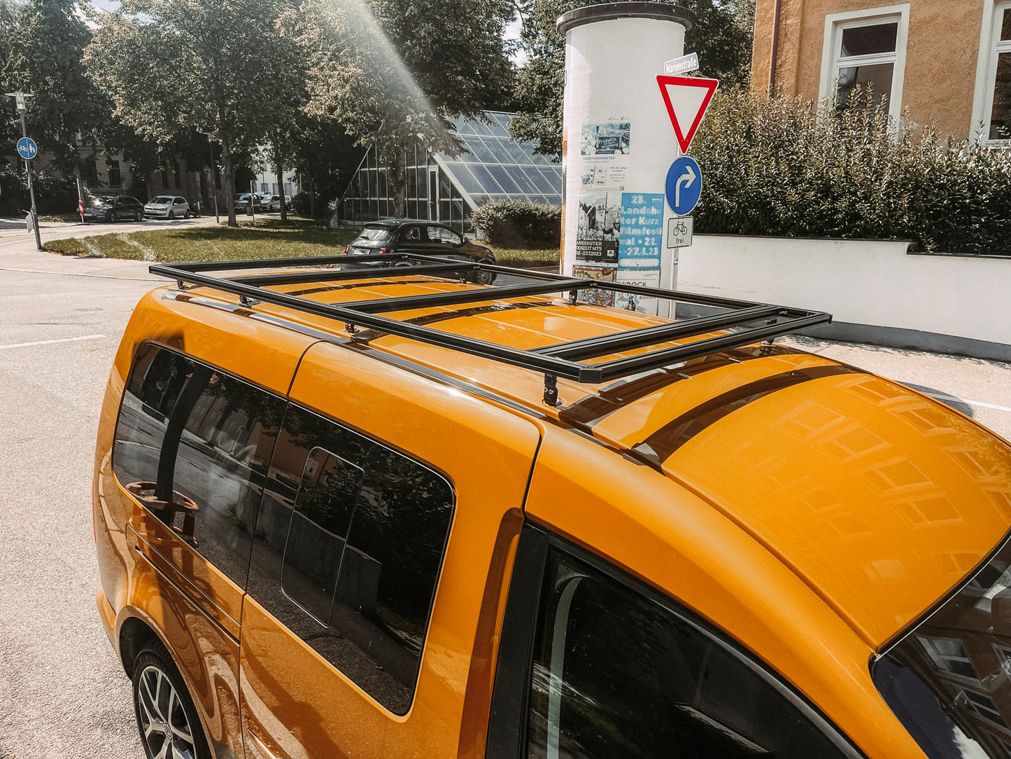 VW CADDY Winkel für Dachträger