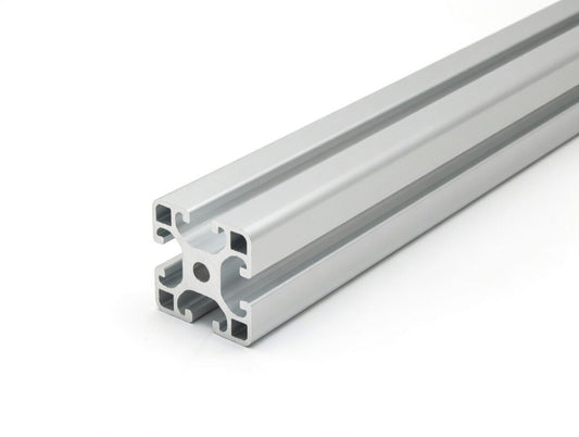 Aluminiumprofil silber 40x40 Nut 8 I-Typ