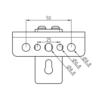 VW T5/ T6/ T6.1 Haltewinkel für Dachträger