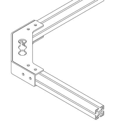 Eckverbinder LIGHT für 30x30 Aluprofile
