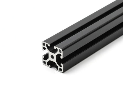 Aluminiumprofil schwarz 30x30 Nut 6 I-Typ schwarz
