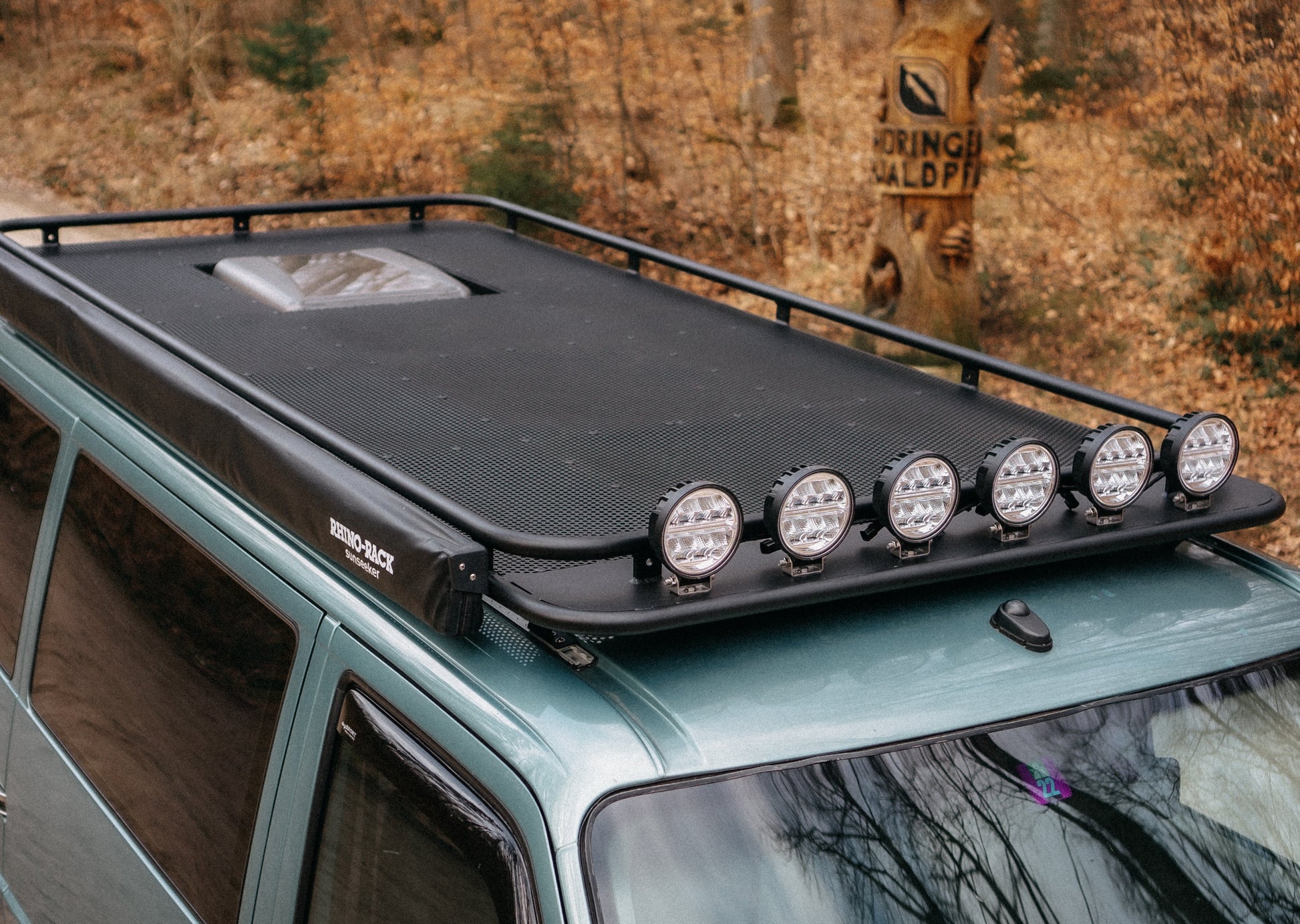 vw t4 markise dachträger VW T4 Dachträger Aluminium schwarz – Komplettset kurzer Radstand – ALPHARACK®