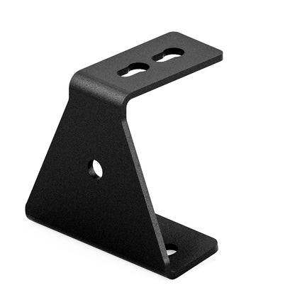 Edelstahl Winkel für Airlineschiene schwarz – Dachträger Halterung 65–100 mm